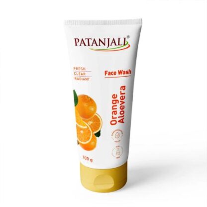 Patanjali Orange Aloe Vera Face Wash - 100gm