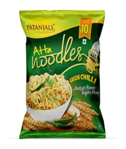 Patanjali Atta Noodles Green Chilli 60gm