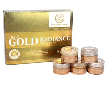 Khadi Gold Radiance Mini Facial Kit - 24 Carat Pure Gold