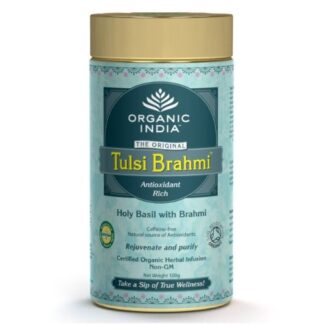 Organic India Tulsi Brahmi Tea 100gm Tin