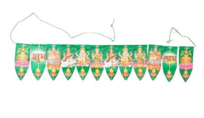 Lakshmi Ganesh Adjustable Toran – Traditional Festive Door Hanging for Diwali