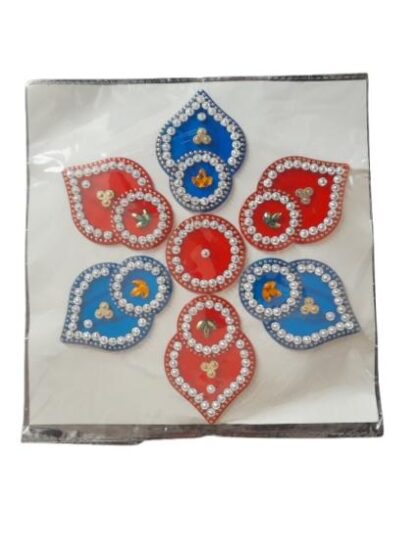 Hard Plastic Rangoli – Durable Decorative Rangoli for Diwali & Festive Home Décor