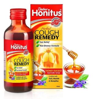 Dabur Honitus Herbal Cough Syrup 100 ml – Natural Herbal Formula