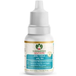 Maharishi Ayurveda Anu Taila 10ml traditional Ayurvedic herbal oil bottle